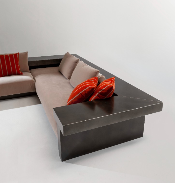 laurameroni made to measure luxury marble sofa