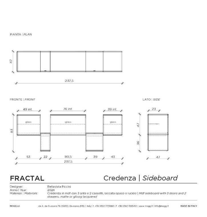 Fractal - Storage units - BELLAVISTA & PICCINI - 2024 - Mogg