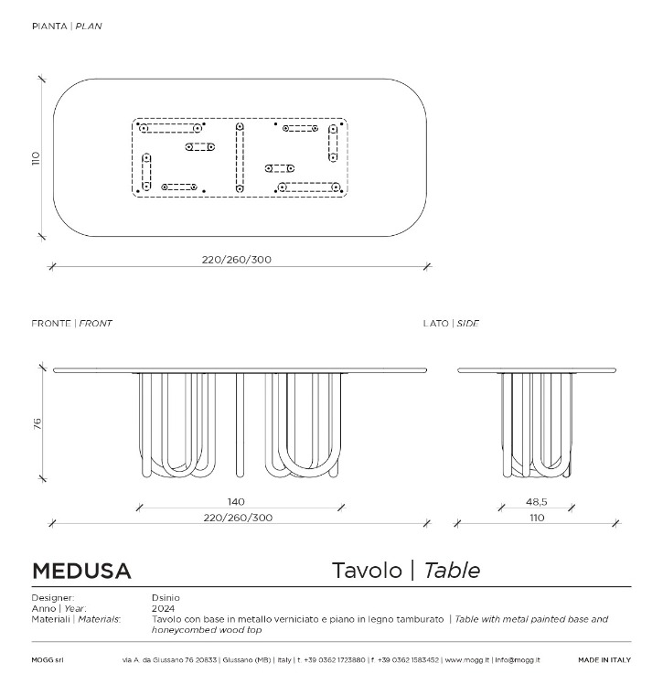 Medusa- Tables - DSIGNIO - 2024 - Mogg