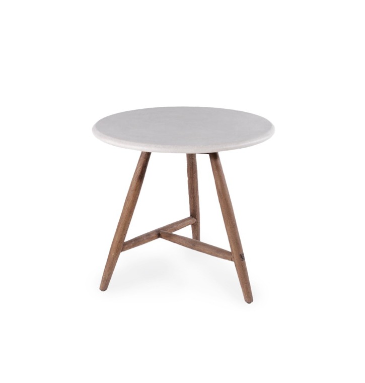GOMMAIRE Low dining bistro round table Faye
