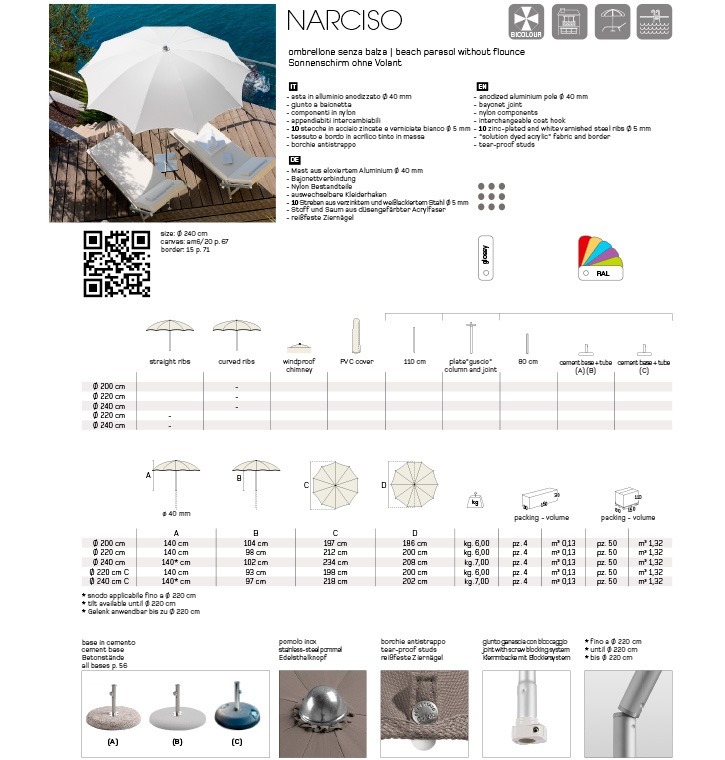 CREMA OUTDOOR - Narciso
