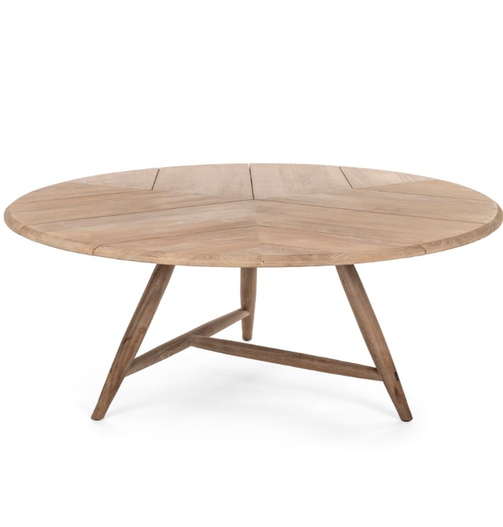 Gommaire Low dining round table Faye XL