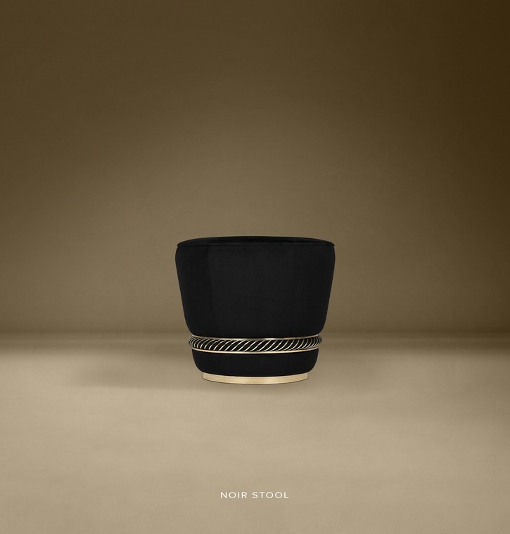 NOIR SGABELLO MAISON VALENTINA