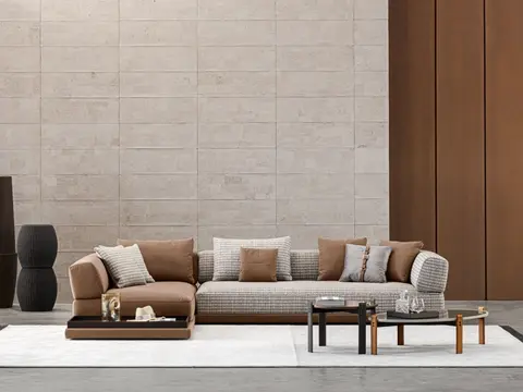 Divani e poltrone Mediterraneo sofa Meroni & Colzani | Salone del Mobile