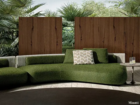 Divani e poltrone Bézier "Cord" Outdoor Minotti | Salone del Mobile