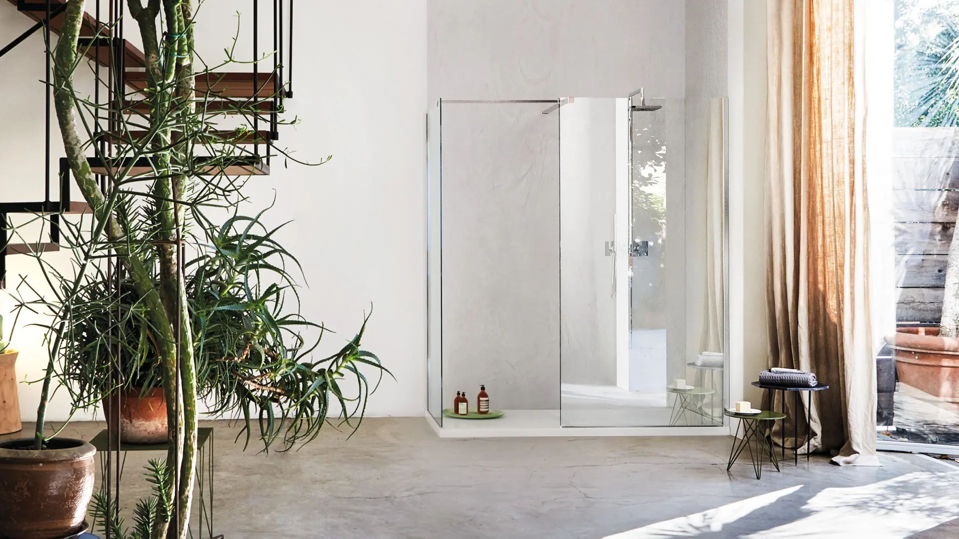 Vismaravetro - walk-in shower enclosure - SK-IN