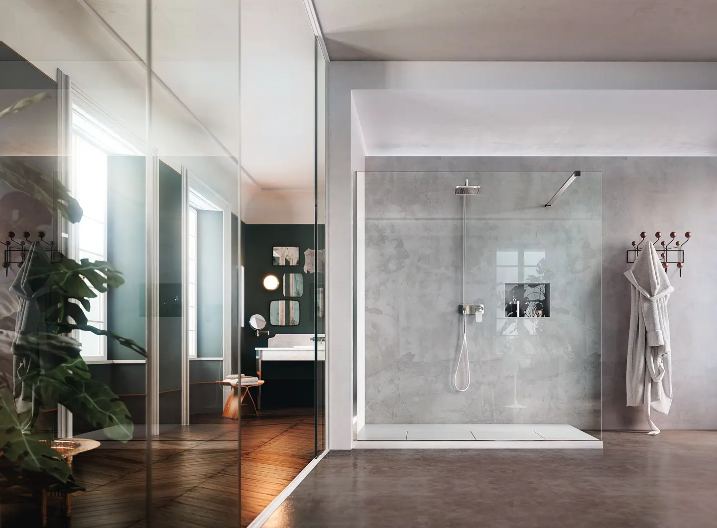 Vismaravetro - walk-in shower enclosure - SK-IN