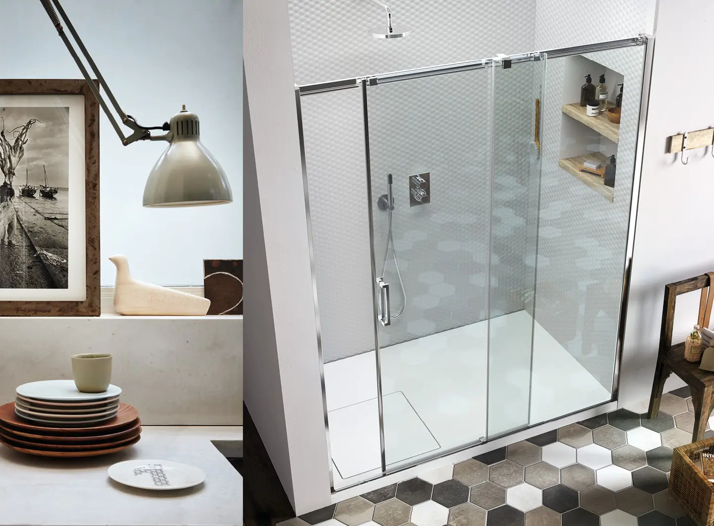 Vismaravetro - sliding shower enclosure - collezione Gliss