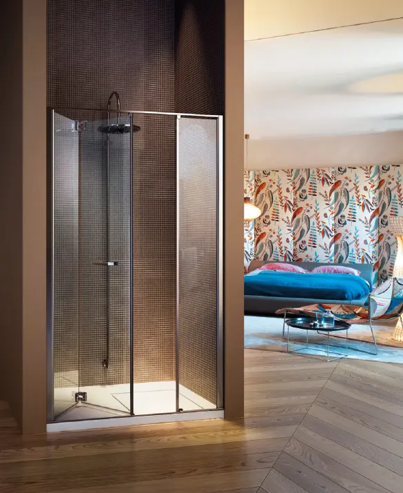 Vismaravetro - folding shower enclosure - Replay collection