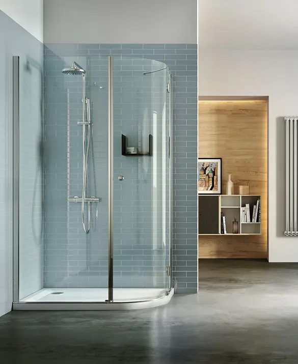 Vismaravetro - custom made and hinged shower enclosure - Sintesi collection