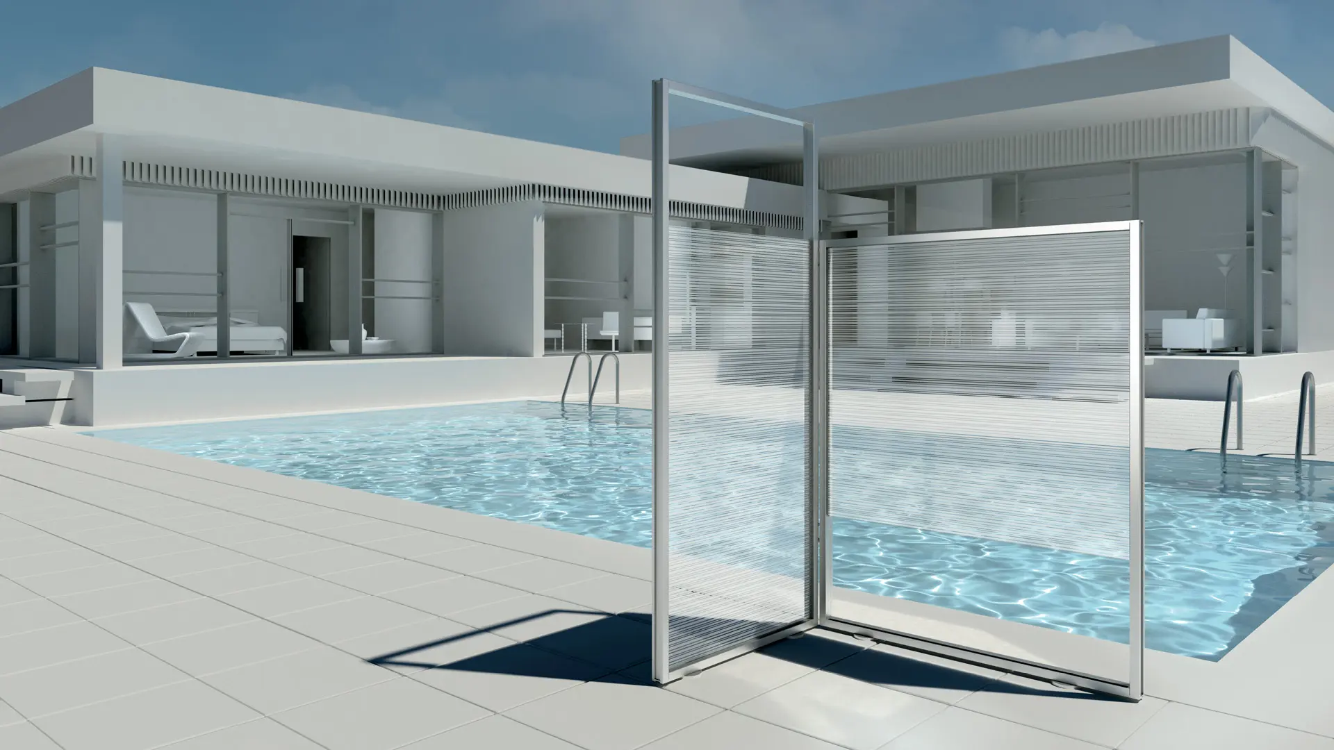 Vismaravetro - outdoor shower enclosure - Unica collection