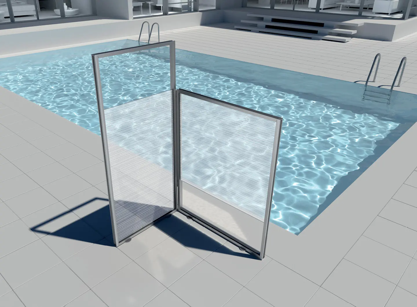 Vismaravetro - outdoor shower enclosure - Unica collection