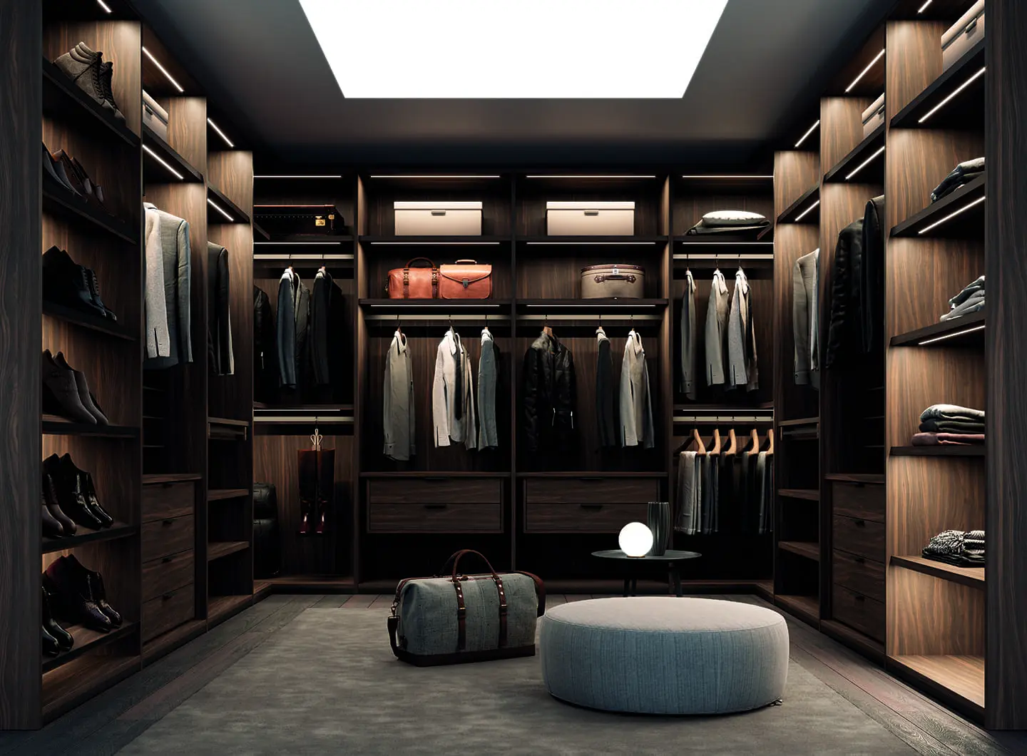 360 Gradi wardrobe without doors