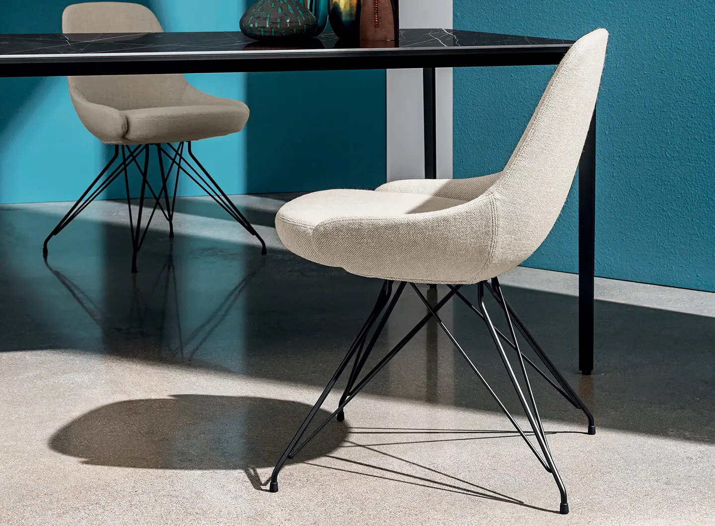 SOVET ITALIA Cadira S wire chair