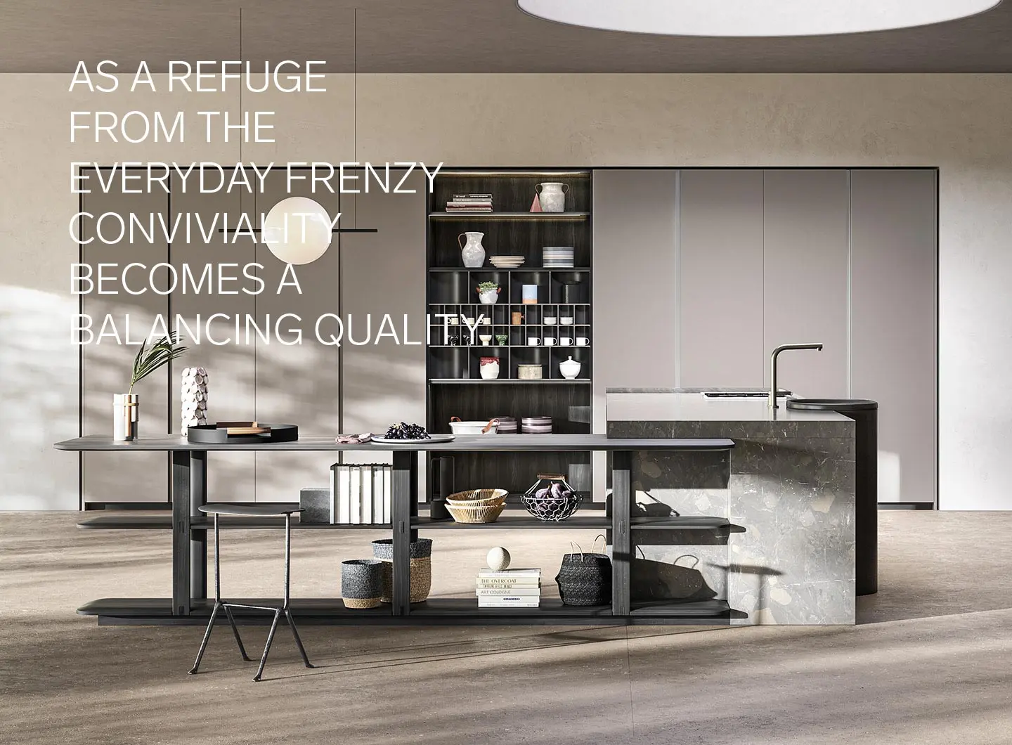 Conviviality as refuge from everyday frenzy