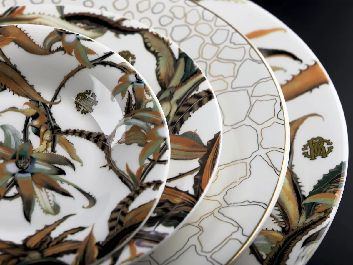 Roberto Cavalli Home Luxury Tableware - Tropical Flower