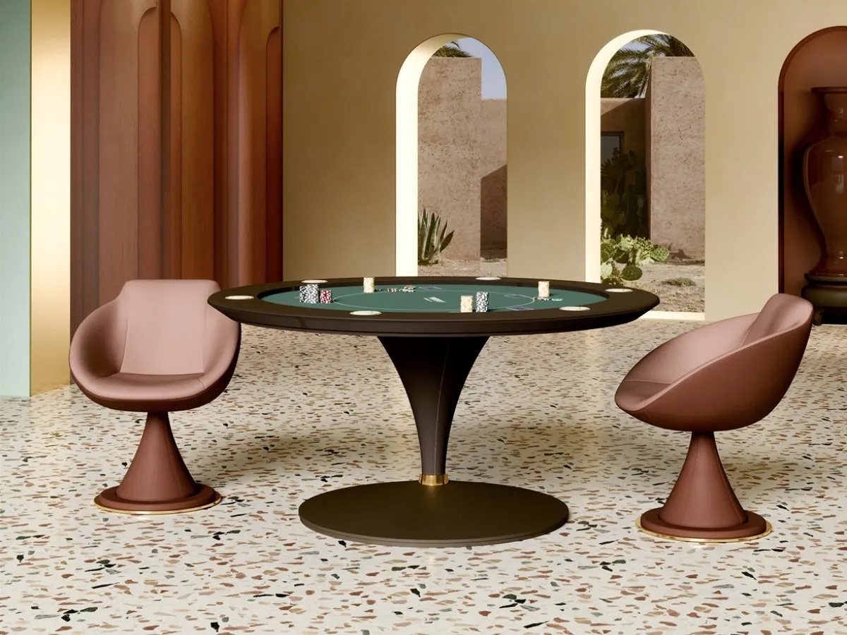 modern design poker table for private home