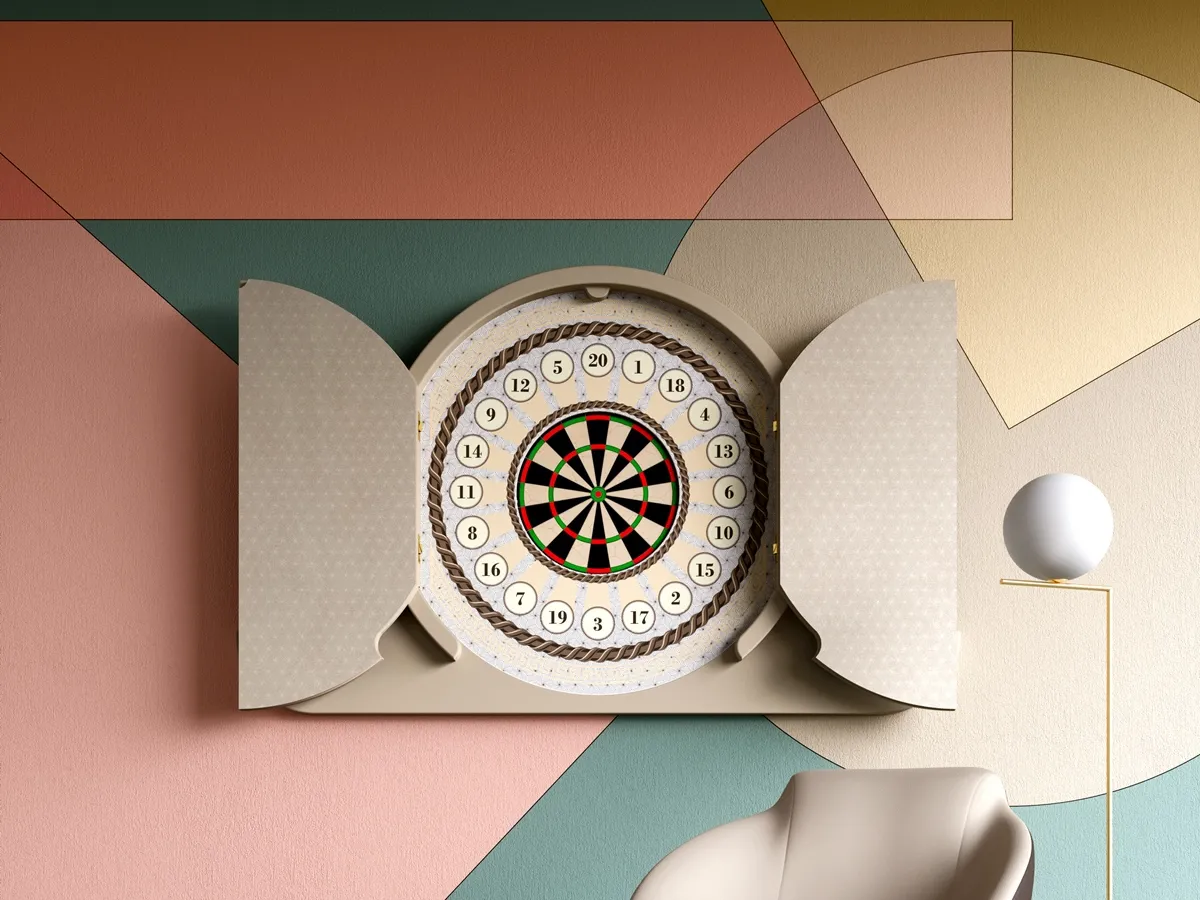 luxury darts cabinet for modern interiors