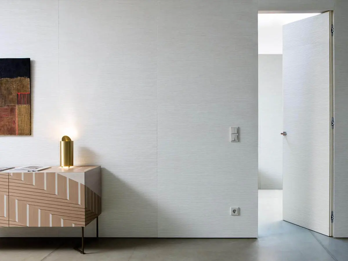 laurameroni luxury wall panels in wood, metal or fabric for high end integrated systems