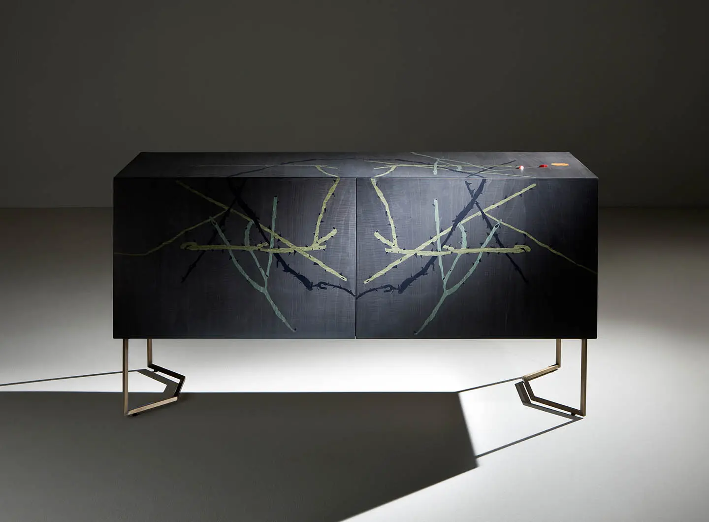 laurameroni intarsia art collection luxury sideboards in a limited edition