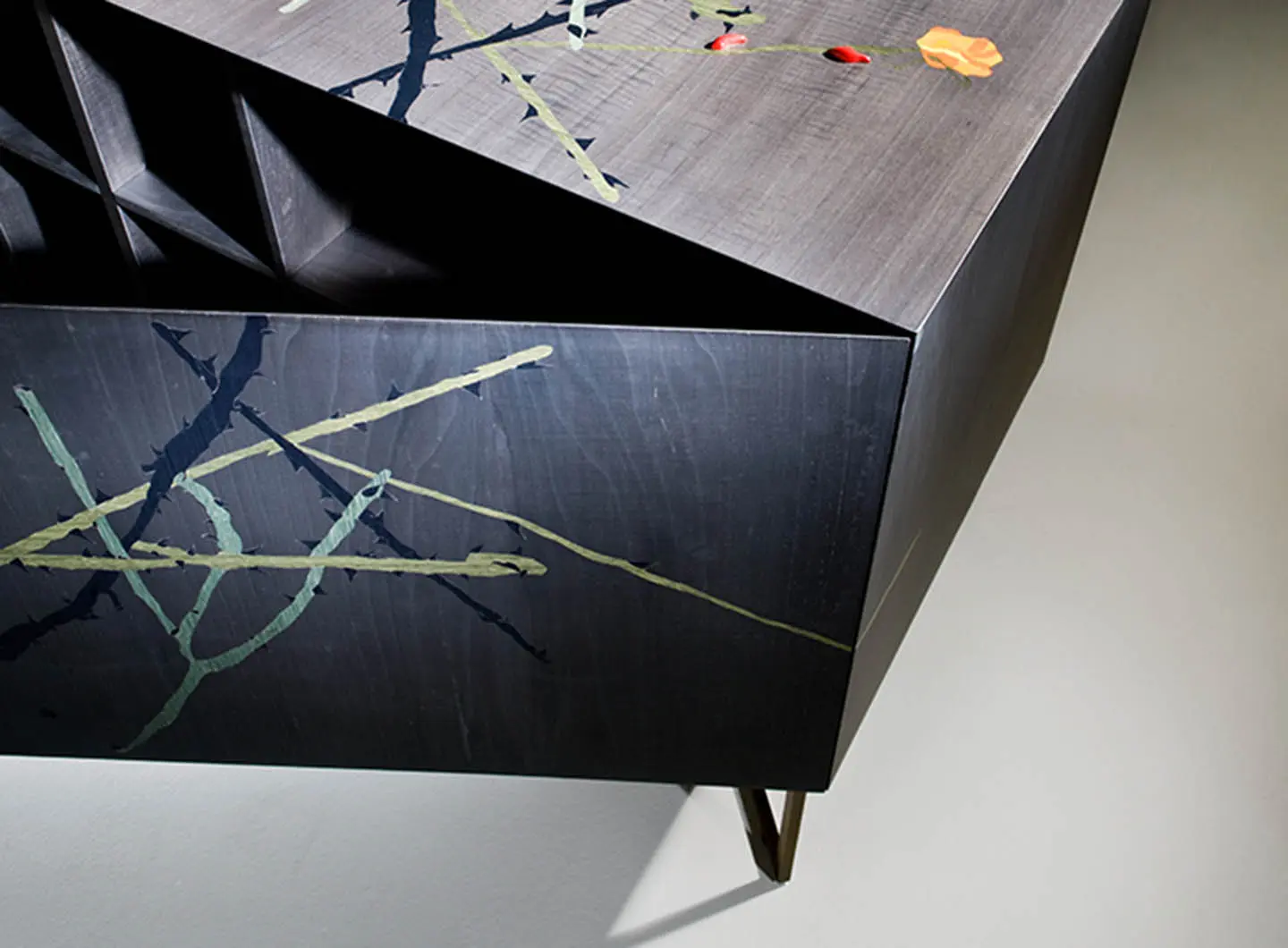 laurameroni intarsia art collection luxury sideboards in a limited edition