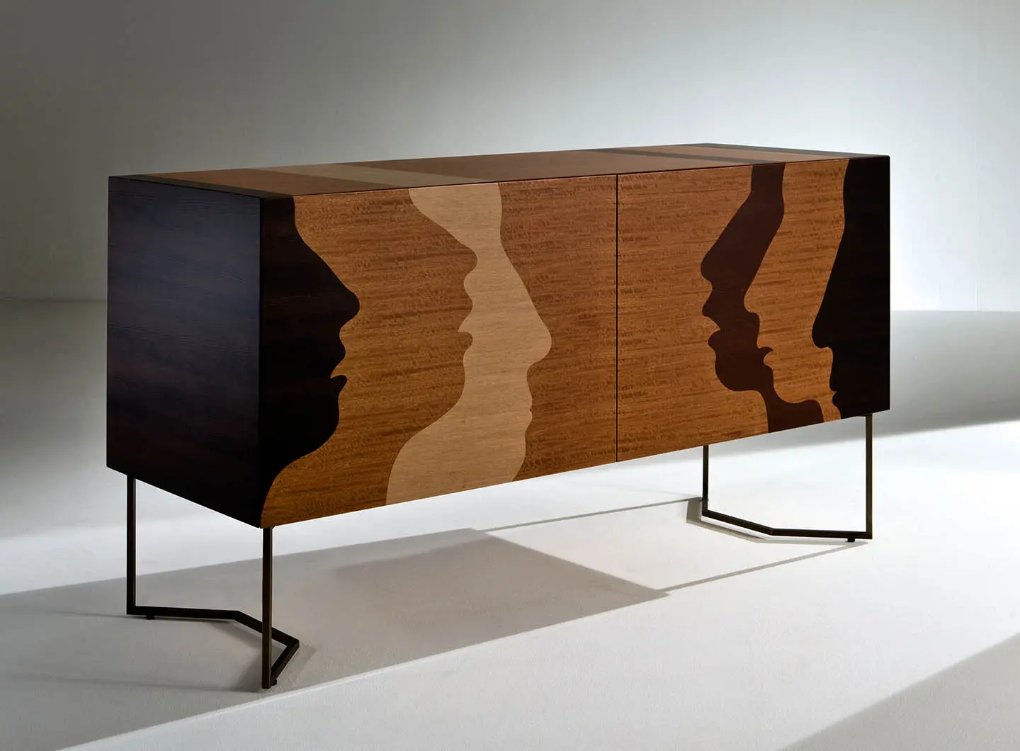 laurameroni intarsia art collection luxury sideboards in a limited edition