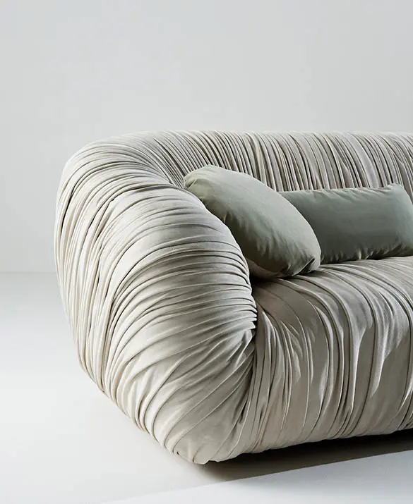 laurameroni luxury high end modular design sofas in precious materials