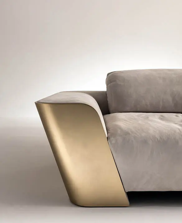 laurameroni luxury high end modular design sofas in precious materials