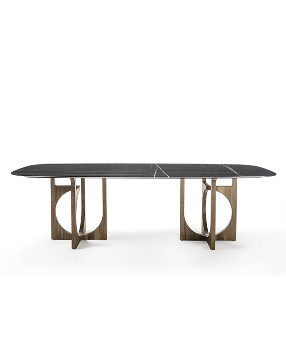 Durame - Vuoto - Il tavolo Vuoto è una combinazione di materiali e spazio che crea una sofisticata struttura tridimensionale