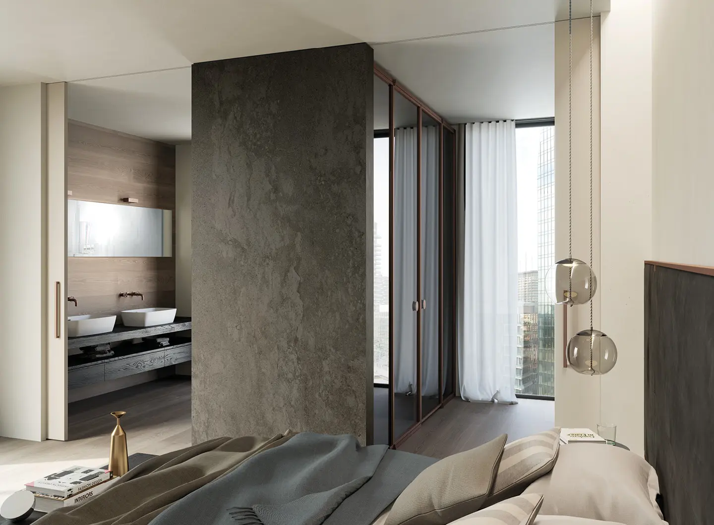 Vismaravetro - Glass partition walls for bathrooms and contract orders - Suite