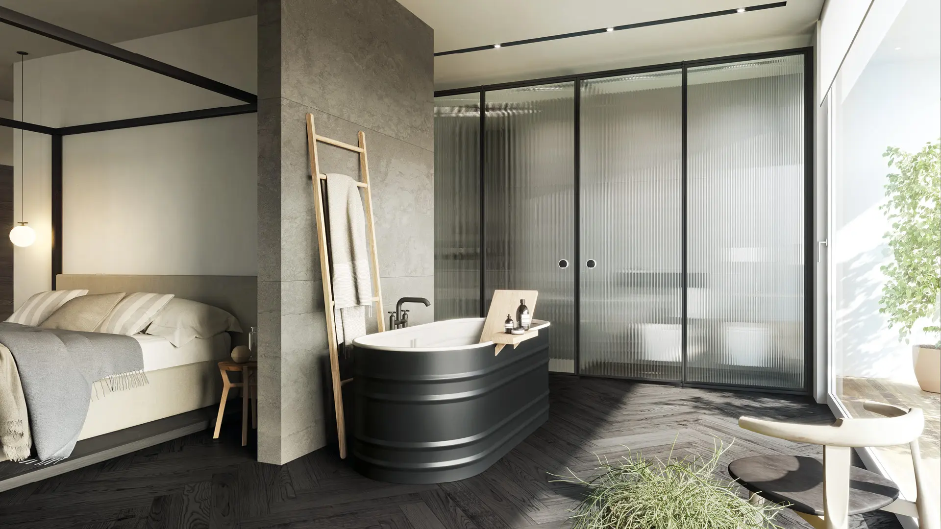 Vismaravetro - Glass partition walls for bathrooms and contract orders - Suite