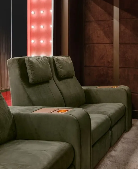 green home cinema chair with reclining mechanism