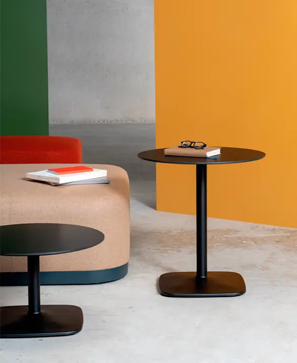 Iron table by Enea