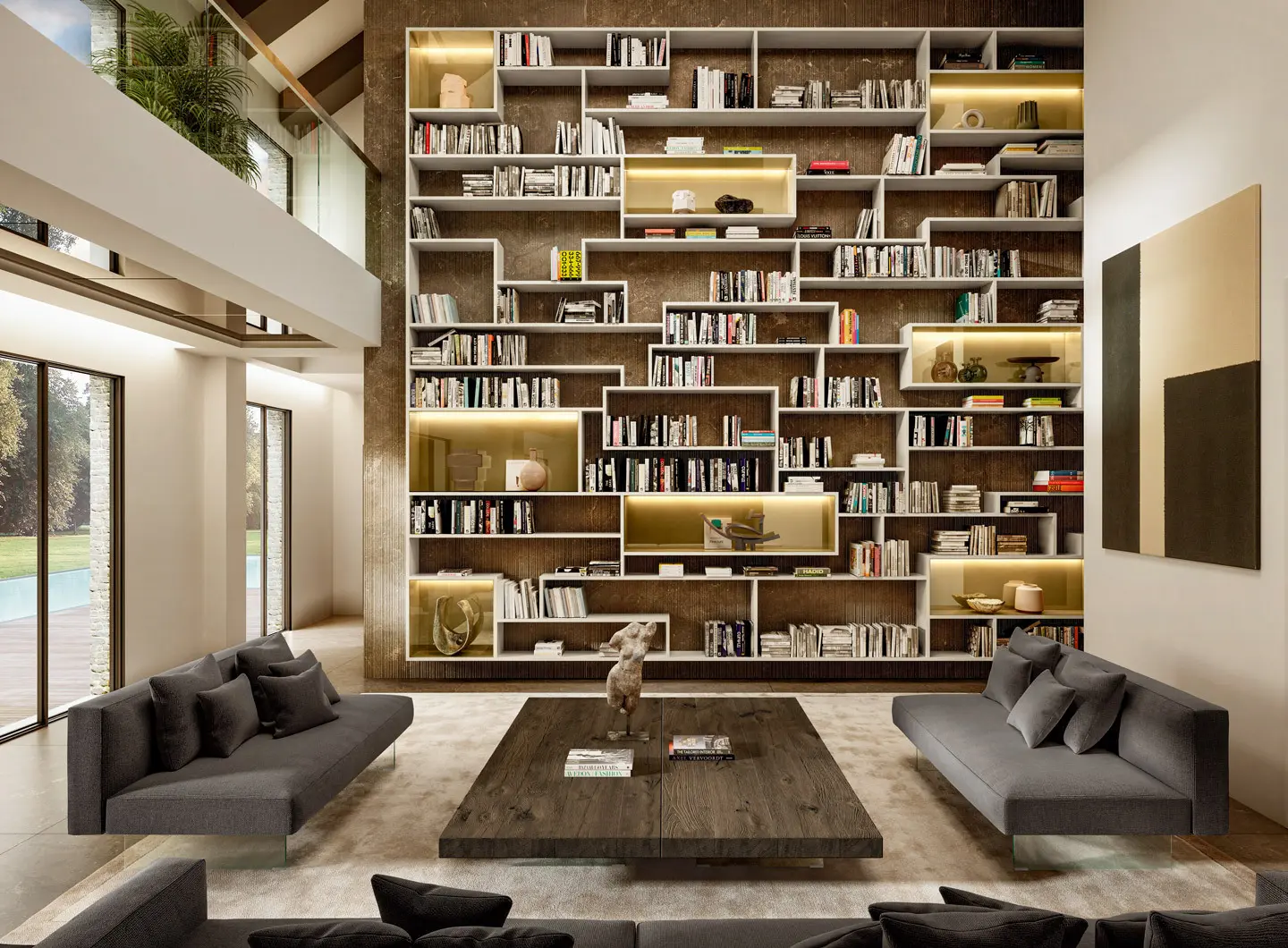 Slider Lagolinea Bookshelf LAGO
