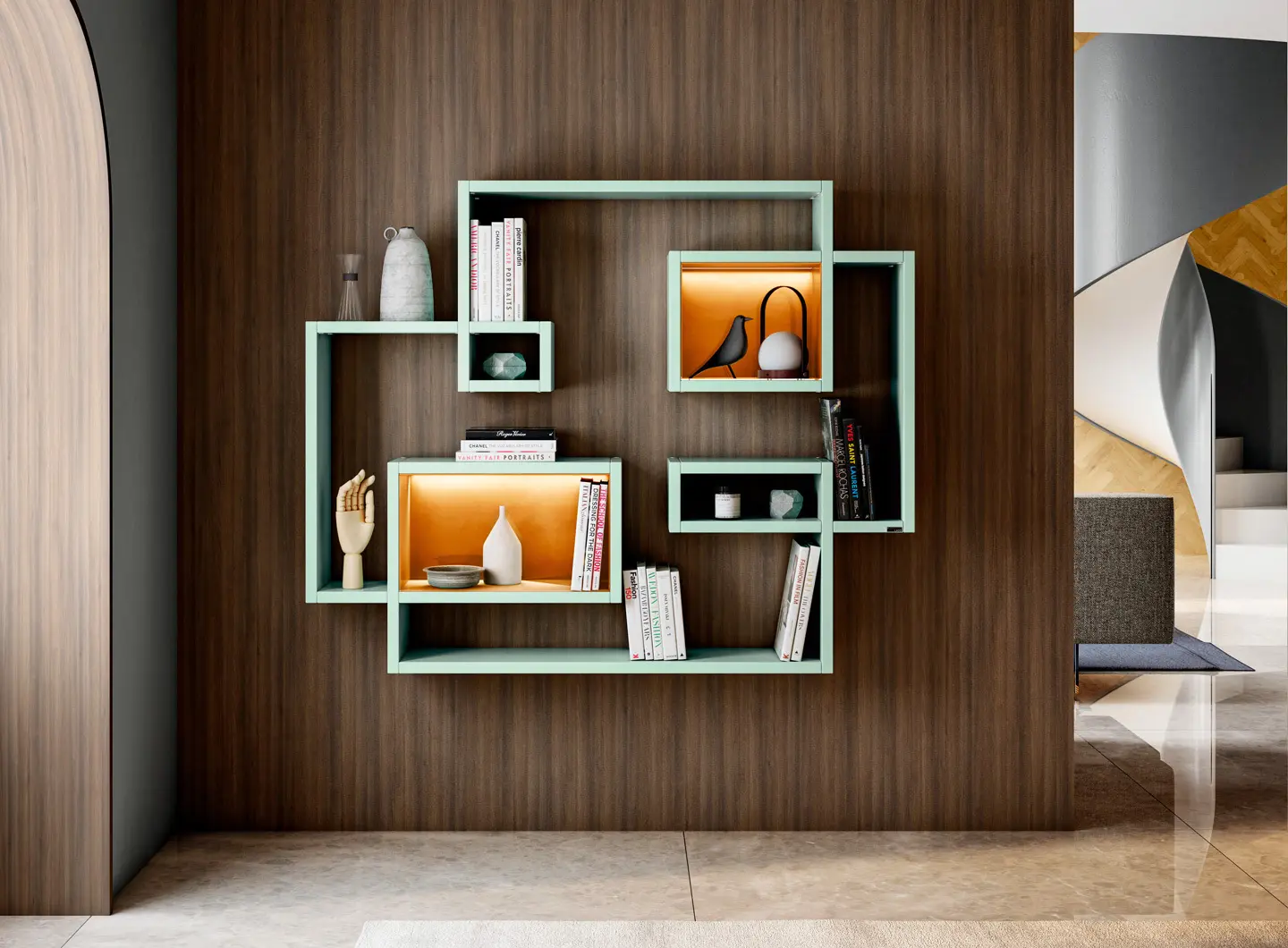Slider Lagolinea Bookshelf LAGO