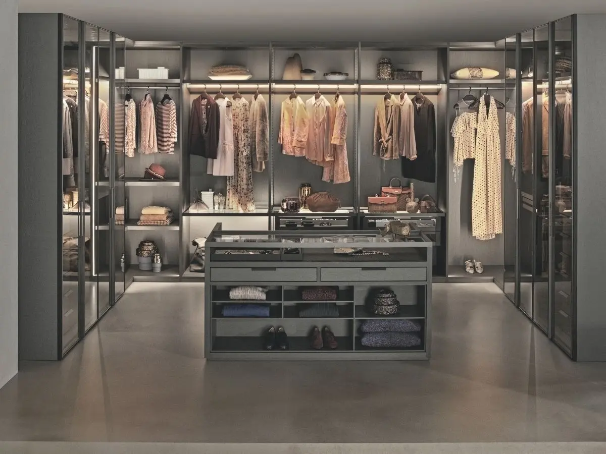 Flou - Guardaroba 16.32 walk-in closet