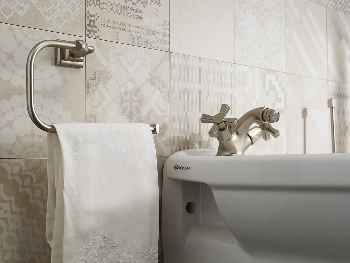 Sbordoni 1910 - Diamante bidet towel rail holder