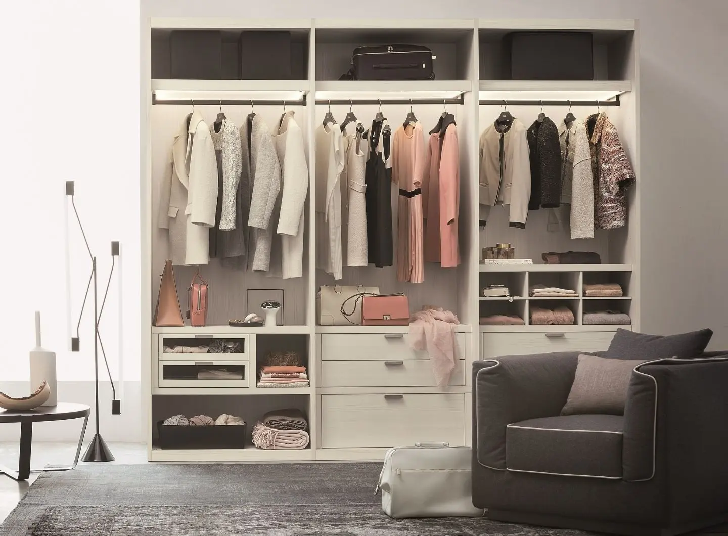 Flou - Guardaroba 16.32 walk-in closet