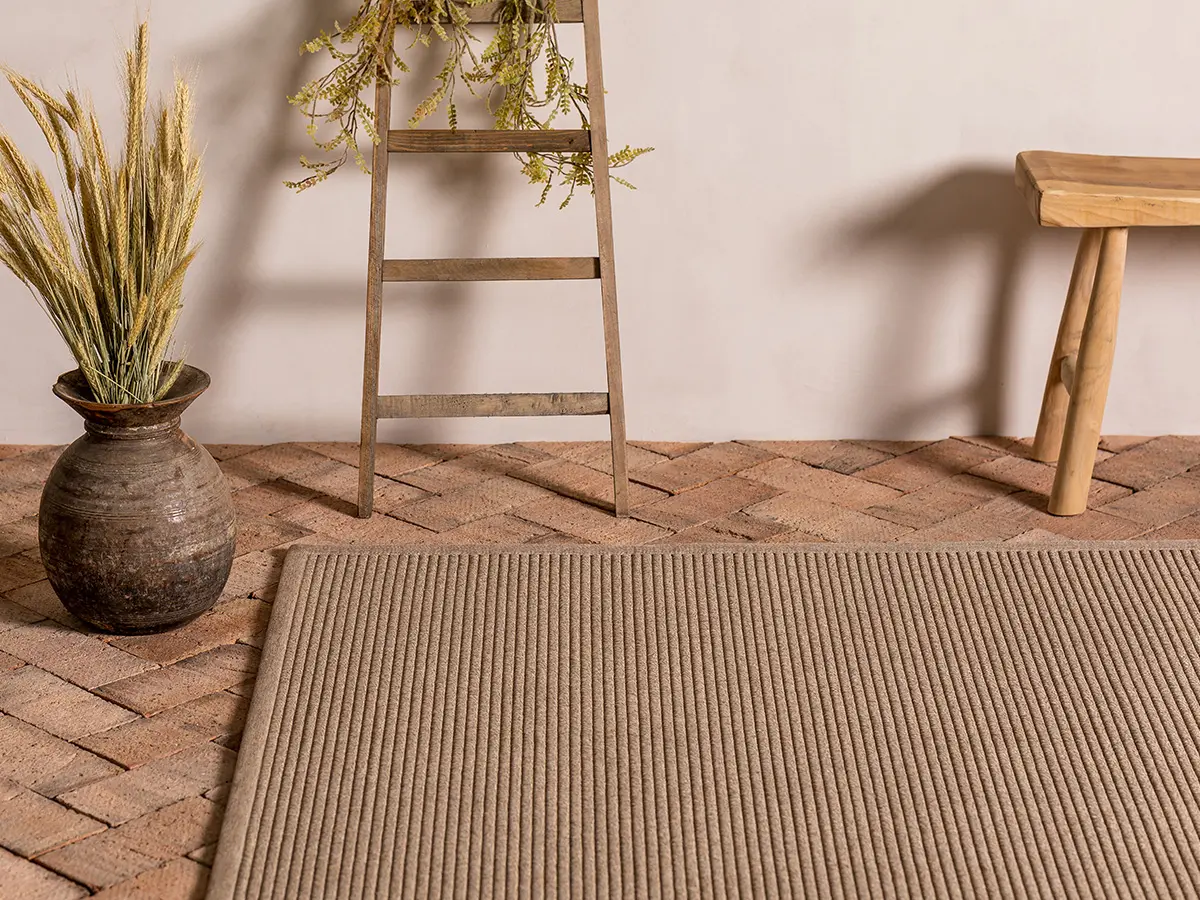 outdoor carpet, outdoor rug, synthetic jute carpet, recycled, PET, ecofriendly, TAPETTI, TAPETTO, MOQUETTE