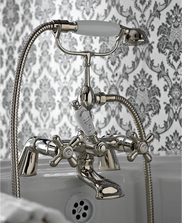Sbordoni 1910 - Etruria deck mounted bath shower mixer