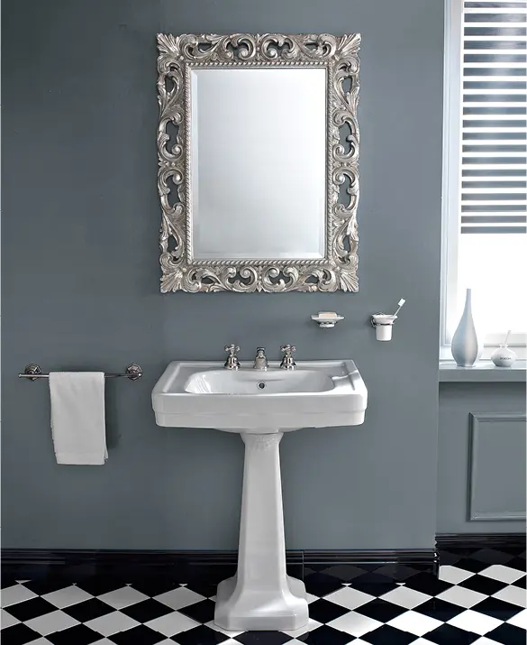 Sbordoni 1910 - Neoclassica washbasin with ceramic pedestal.