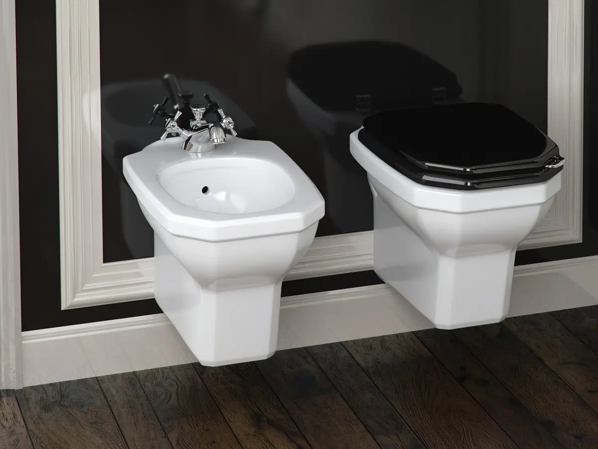 Sbordoni 1910 - Romana wall hung pan and bidet