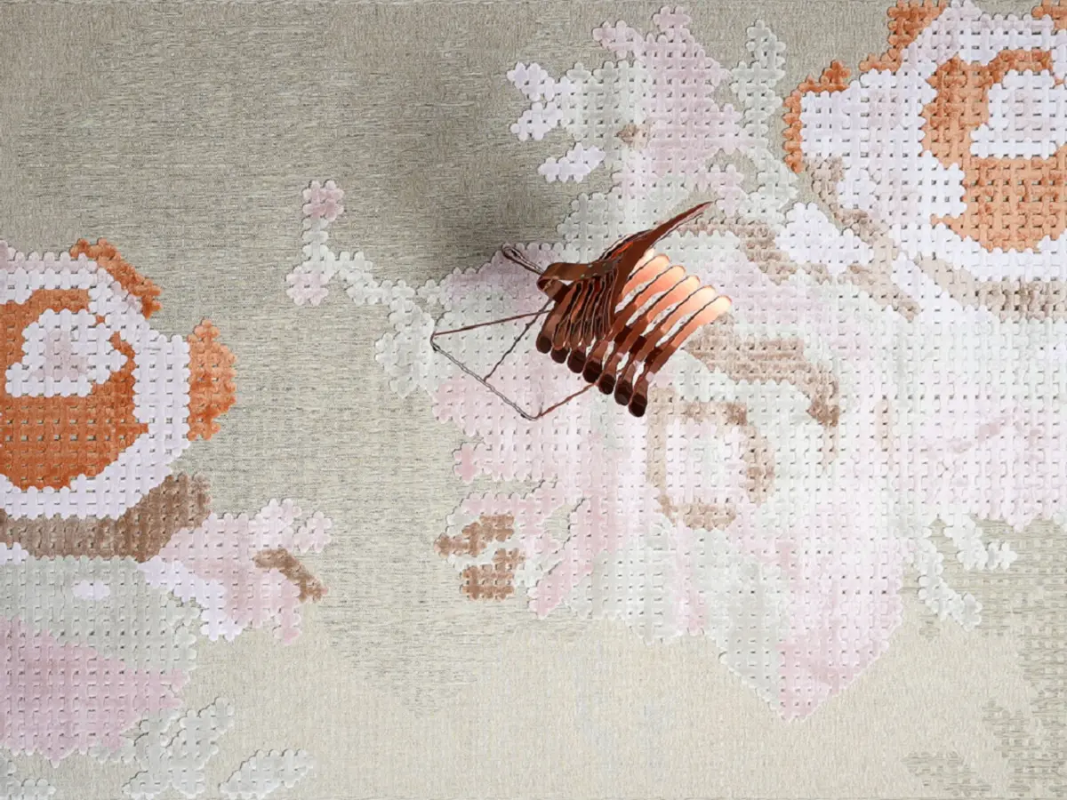 Ponto Cruz Rug by Pedro Franco per Confiance