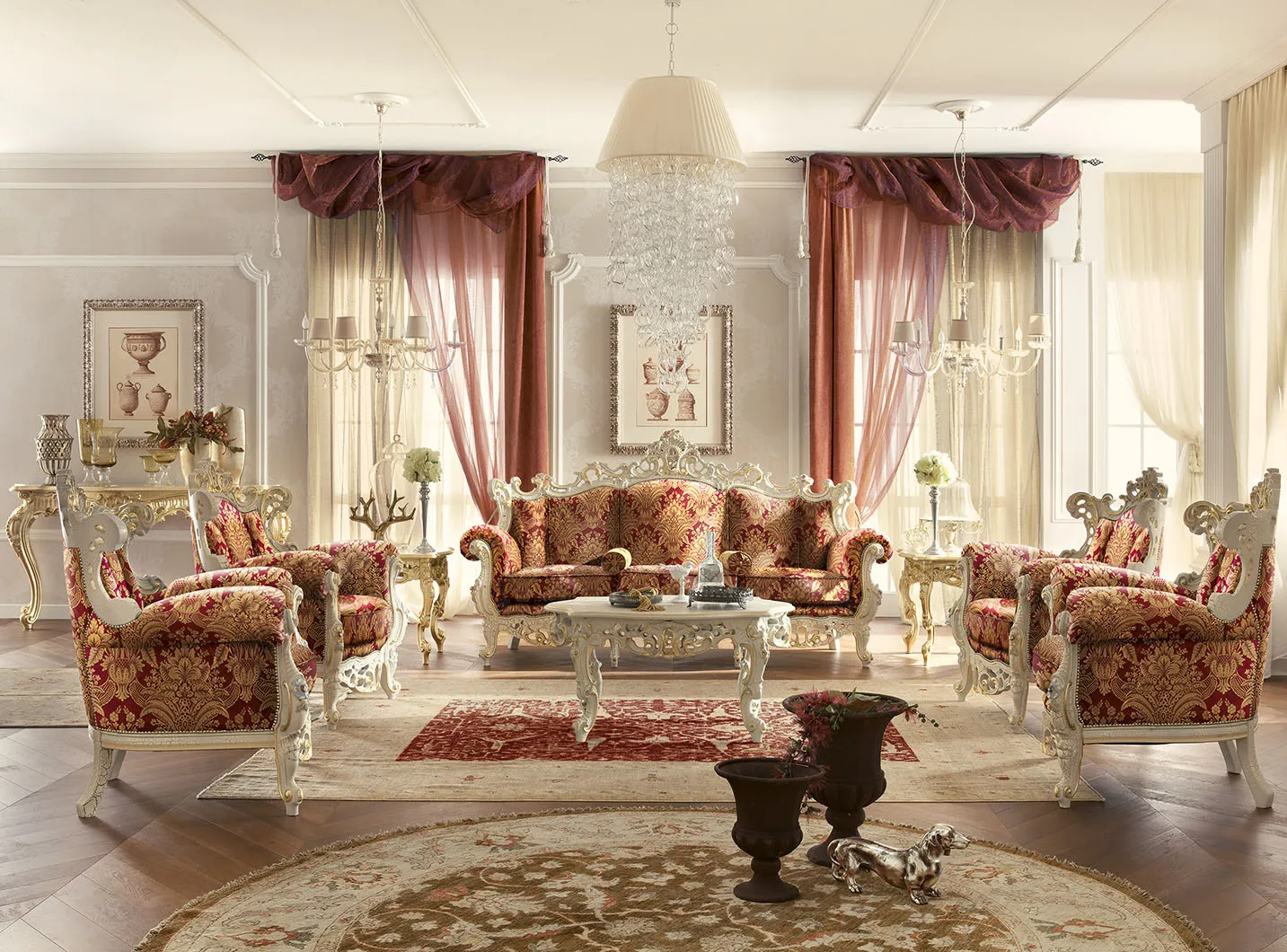 Luxury living room by Modenese Interiors