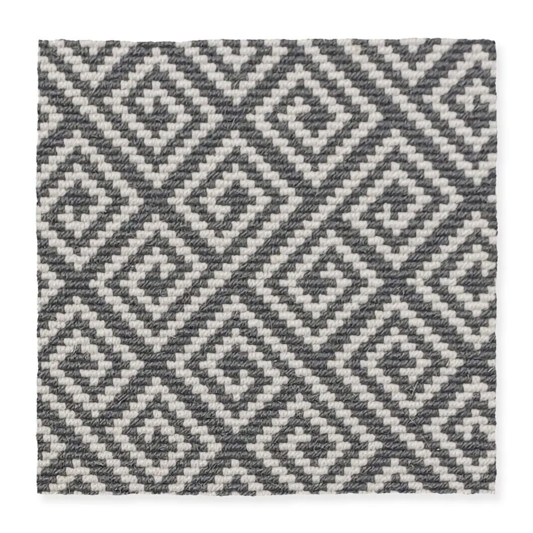 Rols Carpets - Diana Greek Key Heavy Metal | wool carpet, wool rug, carpet and rugs, tappeti, moquette.