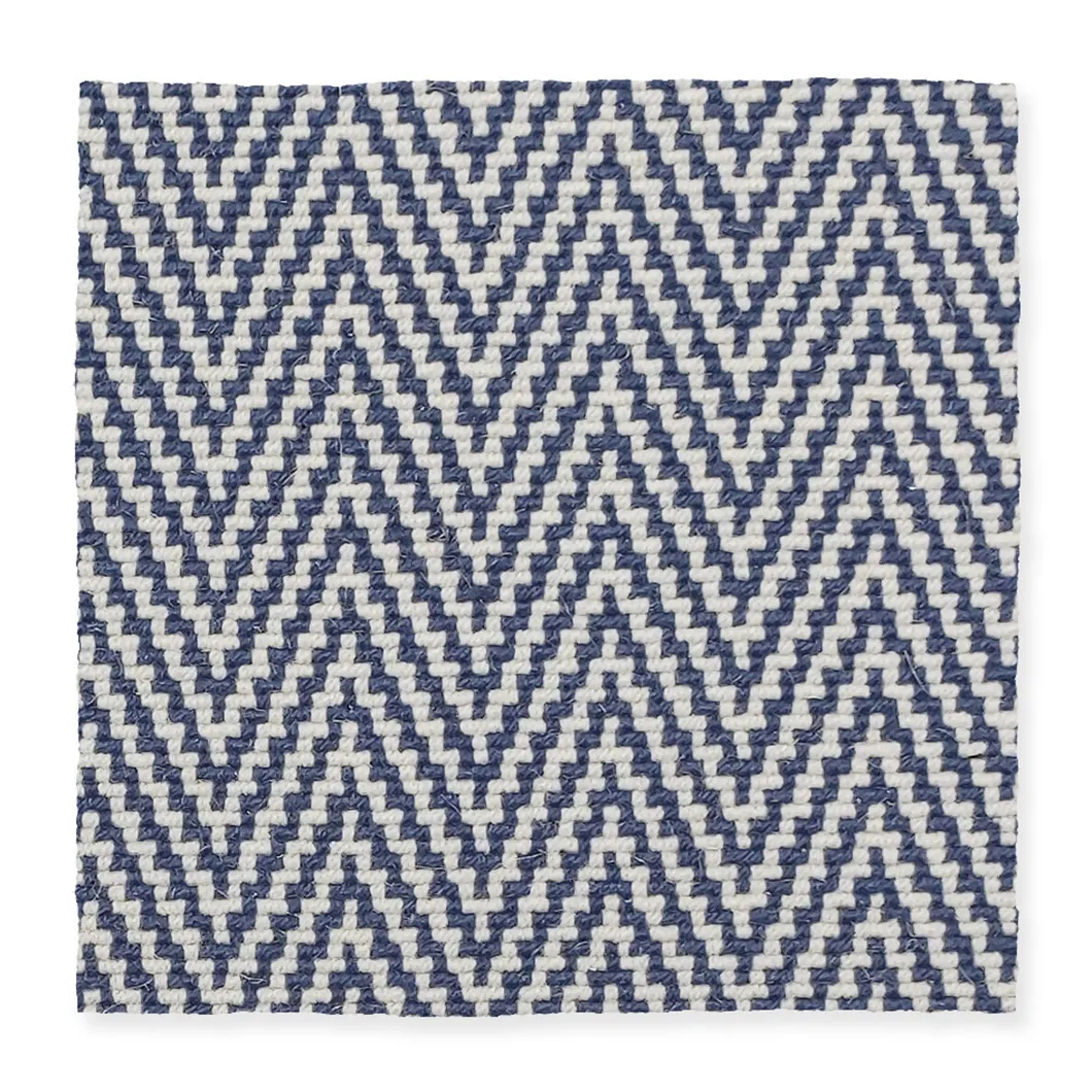 Rols Carpets - Diana Herringbone Denim | wool carpet, wool rug, carpet and rugs, tappeti, moquette.
