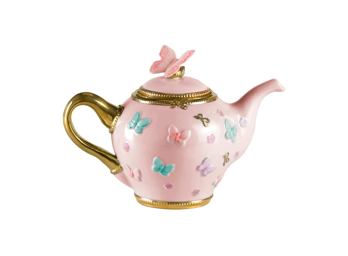 Pink Butterfly Tea pot