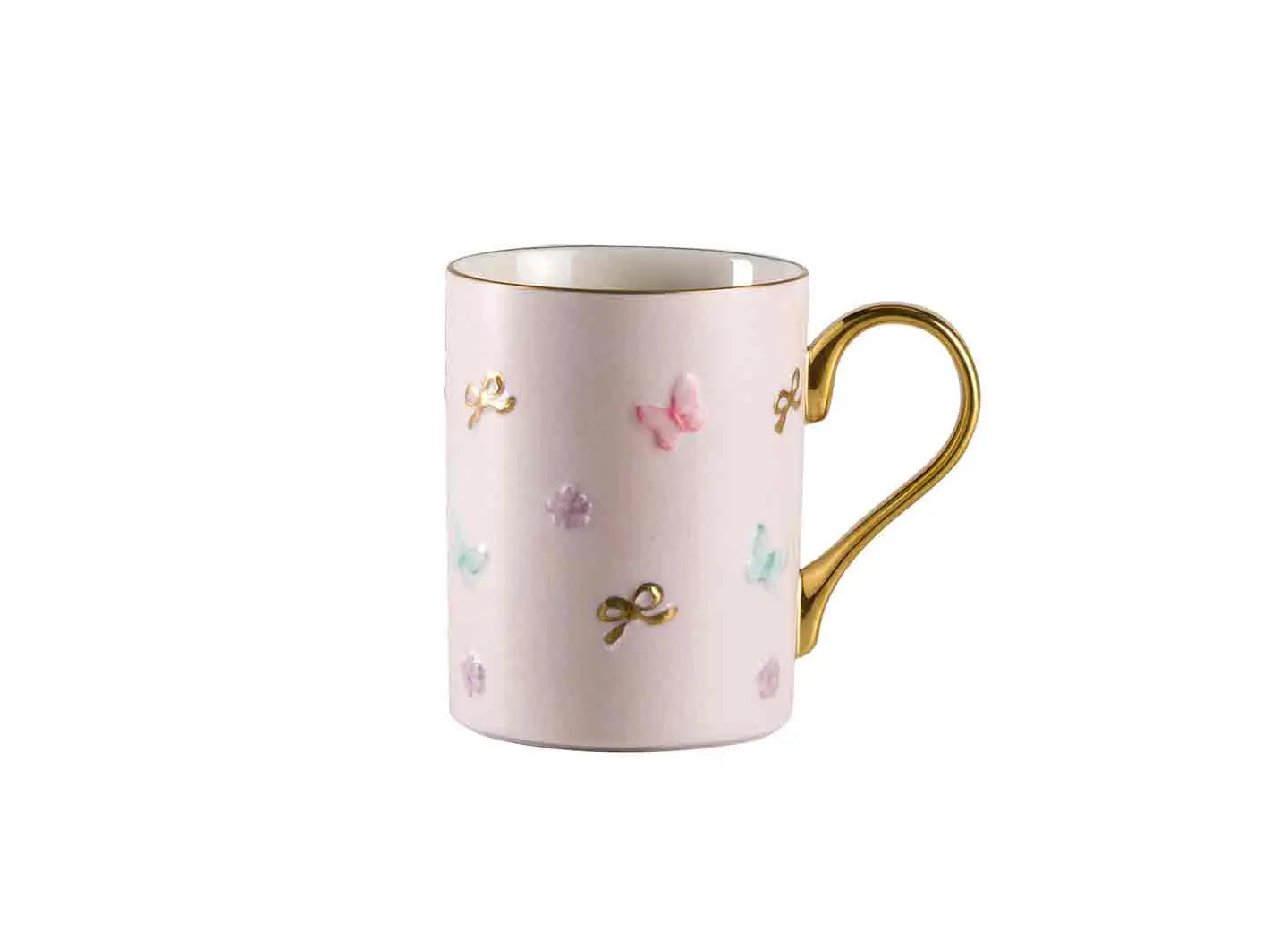 Pink Butterfly Mug