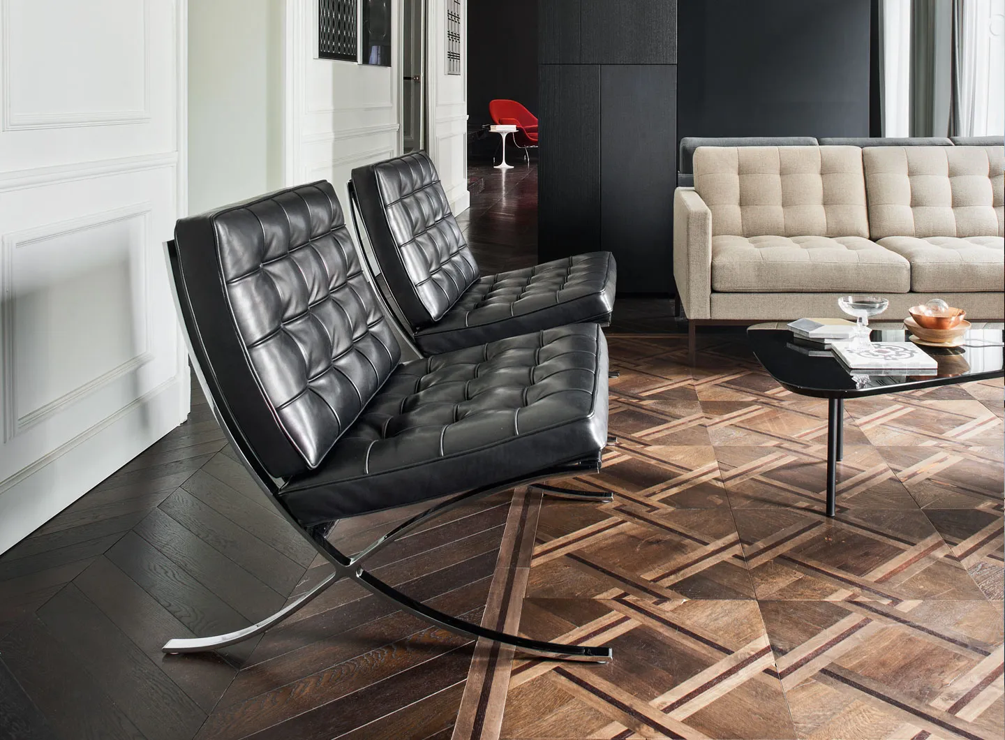 Barcelona® Chair designed by Ludwig Mies van der Rohe, Ph. Santi Caleca