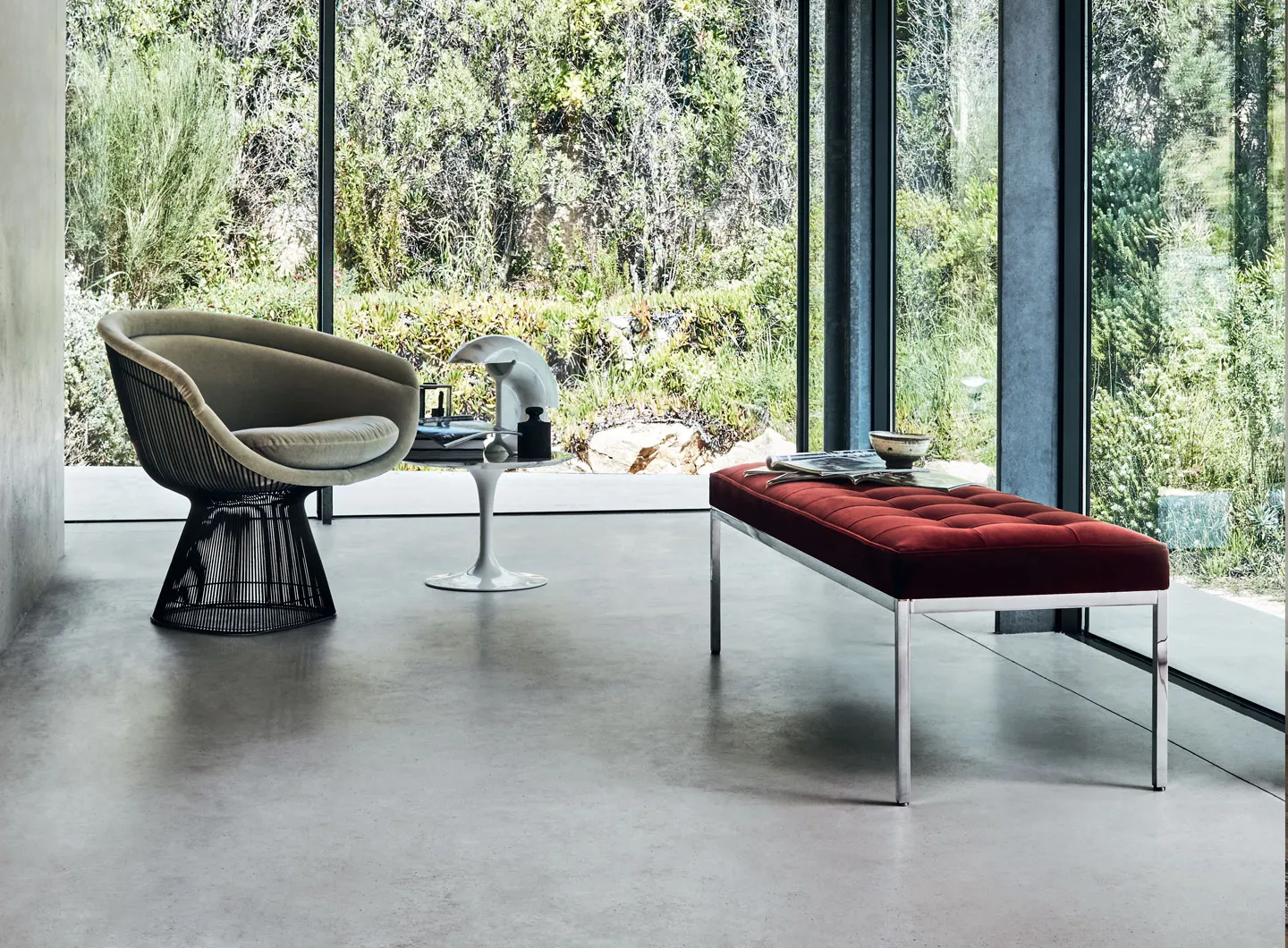 Platner Lounge Chair designed by Warren Platner, Ph. Federico Cedrone